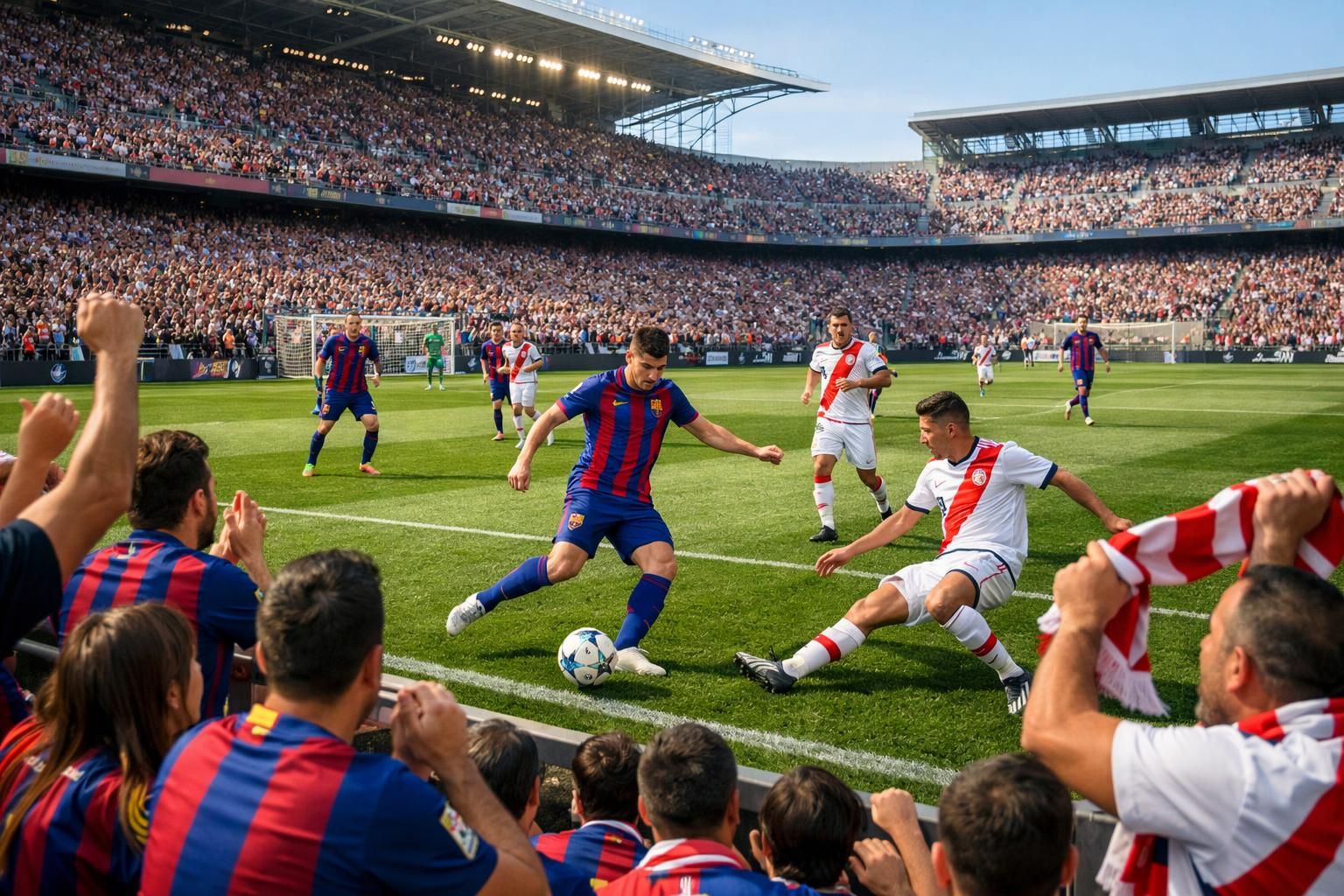 sigue en vivo el partido barcelona vs rayo vallecano en la liga con nuestro hilo de actualización en tiempo real. no te pierdas ningún detalle del encuentro.