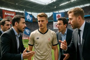 arsenal enfrenta una dura competencia para fichar a un talentoso mediocampista de la bundesliga en el próximo mercado de transferencias.