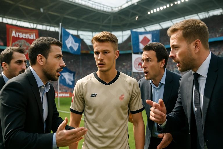 arsenal enfrenta una dura competencia para fichar a un talentoso mediocampista de la bundesliga en el próximo mercado de transferencias.