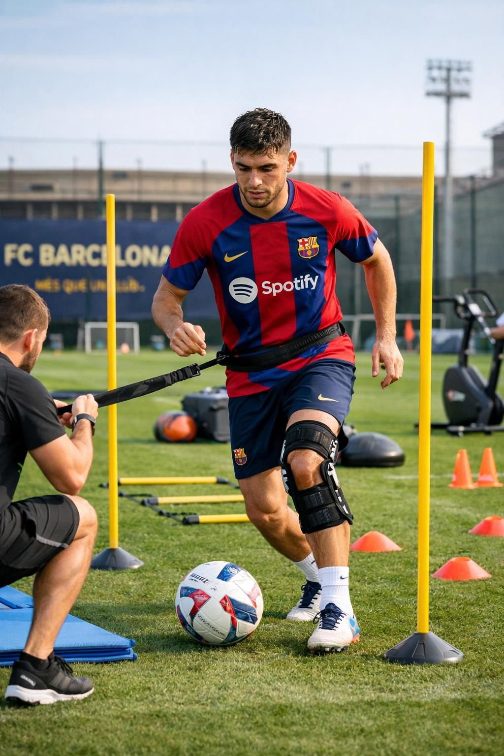 la estrella del barcelona se prepara para recuperarse a tiempo y estar listo para el esperado clásico contra el real madrid.