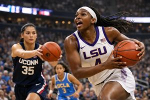 explora el simulacro del draft wnba destacando el ascenso de las estrellas universitarias: flau'jae johnson de lsu, azzi fu de uconn y las promesas de ucla que brillan en el radar de las franquicias.