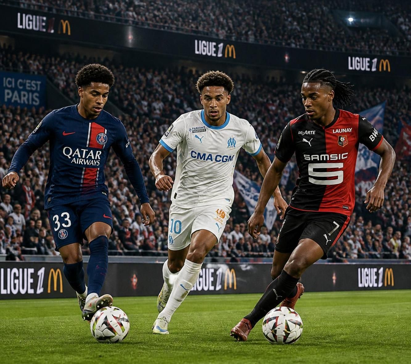 descubre a estos 3 talentos emergentes de la ligue 1, al igual que bouaddi y balogun, cuyo valor en el mercado de fichajes está en auge de cara a la copa del mundo 2026.