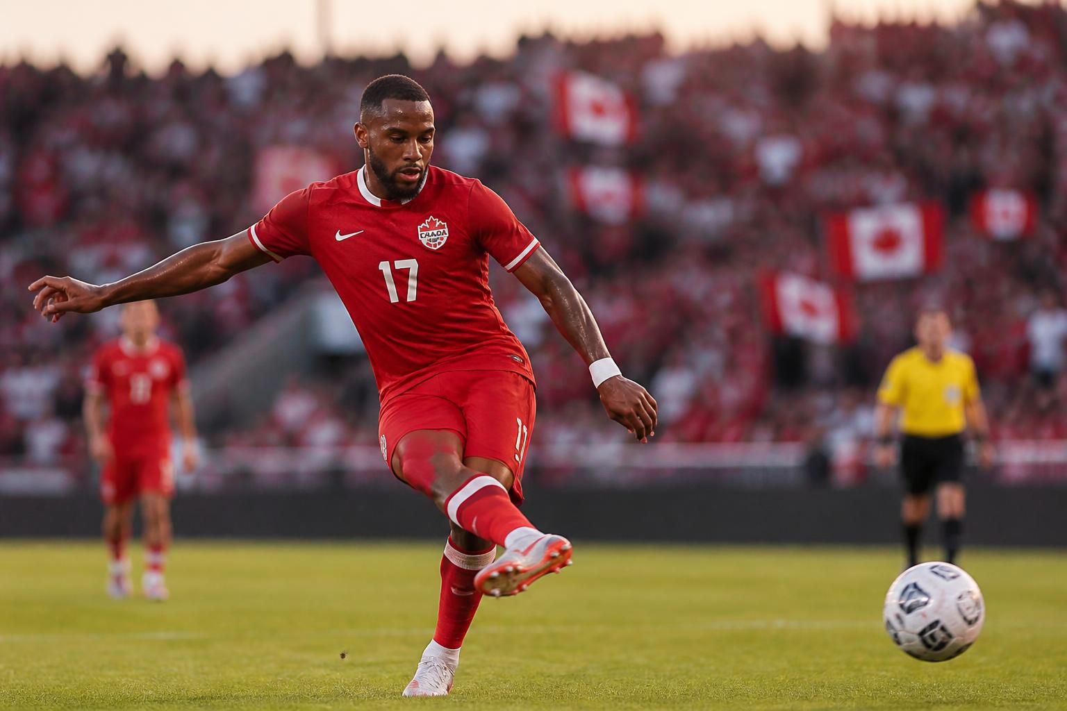 el exdelantero del feyenoord, cyle larin, se convierte en héroe de canadá al brindar una asistencia magistral que impulsa a su selección hacia la victoria.