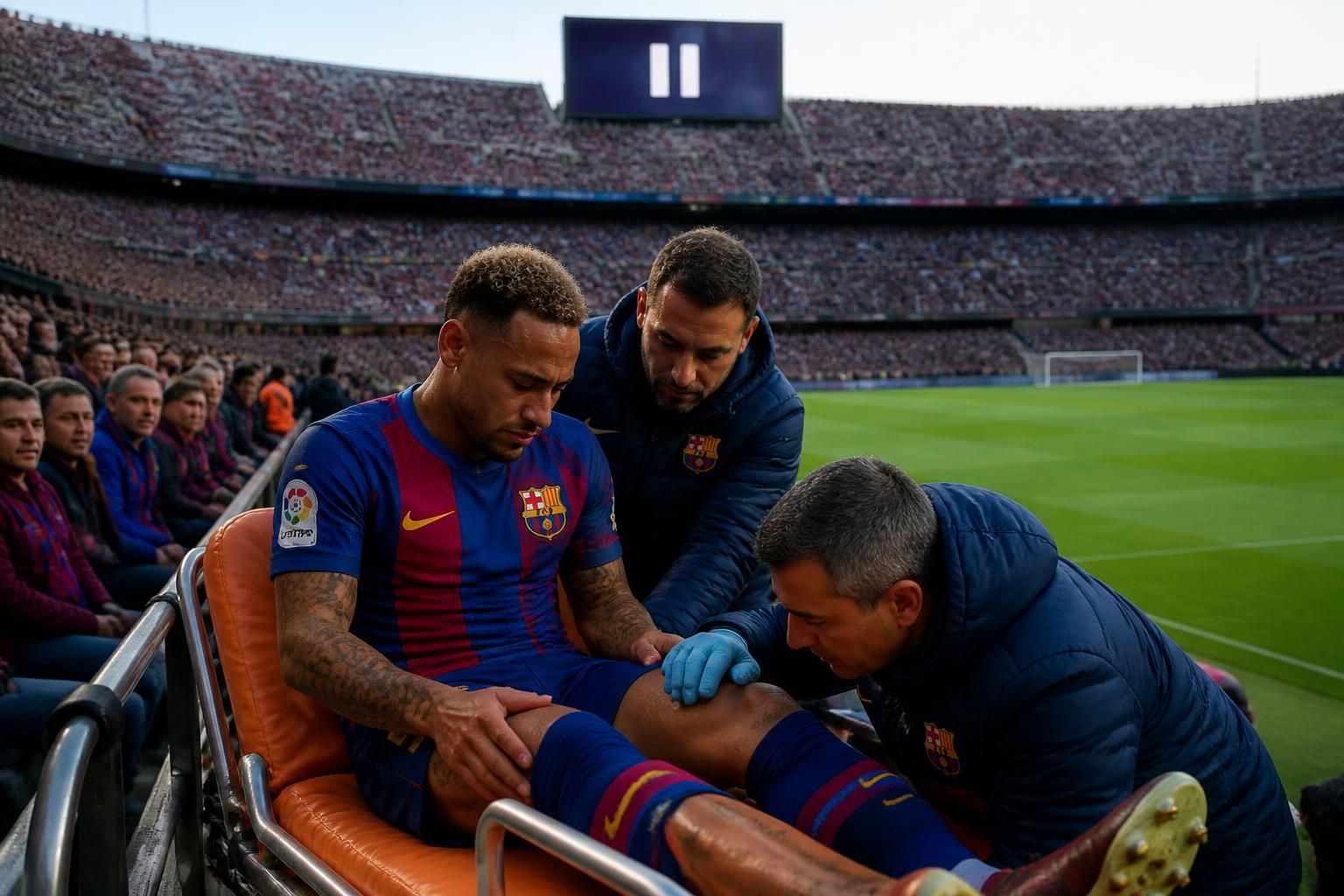 un duro golpe para el barcelona: su estrella estará fuera de juego durante 10 días, afectando el rendimiento del equipo y sus próximos partidos.